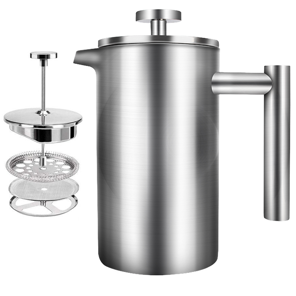Coffee Equipment For Camping - 대용량 프렌치 프레스 커피 메이커, 커피