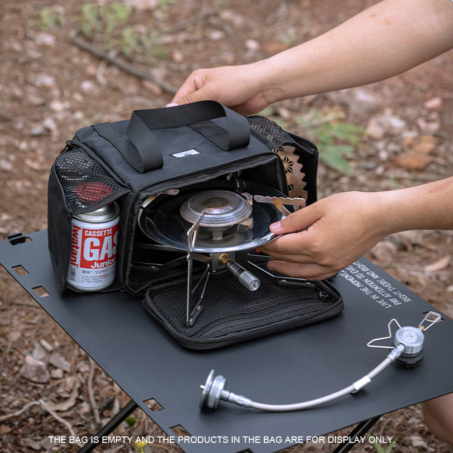 Coffee Equipment For Camping - 소형 카세트 스토브 가스 탱크 가방