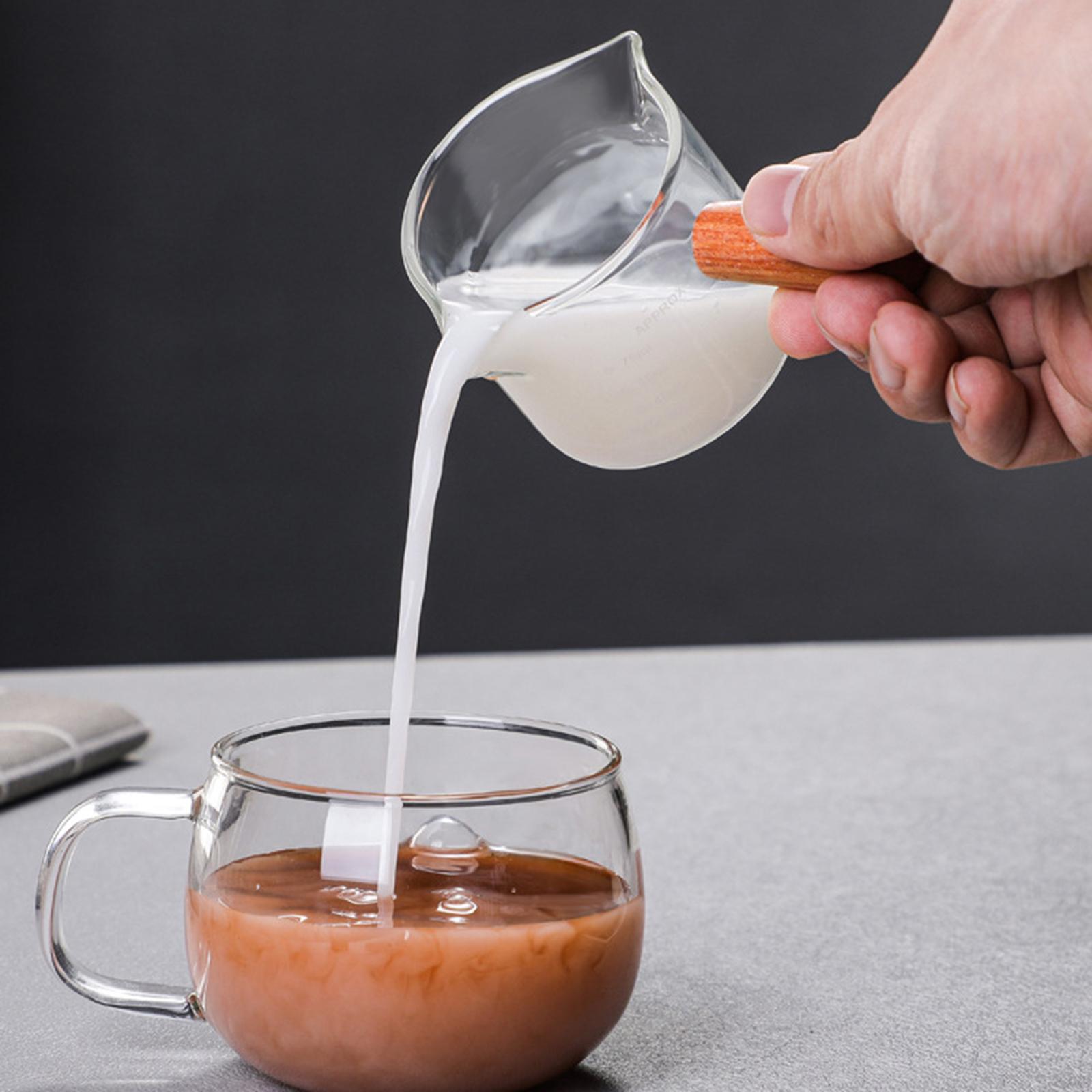 Espresso Shot Glass - 이중 주둥이가 달린 계량 컵, 투명한