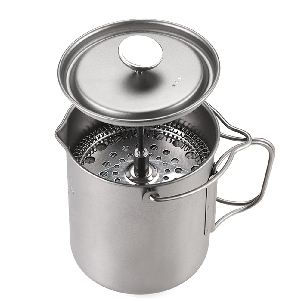Coffee Equipment For Camping - Lixada 티타늄 커피 컵 머그잔, 프렌치