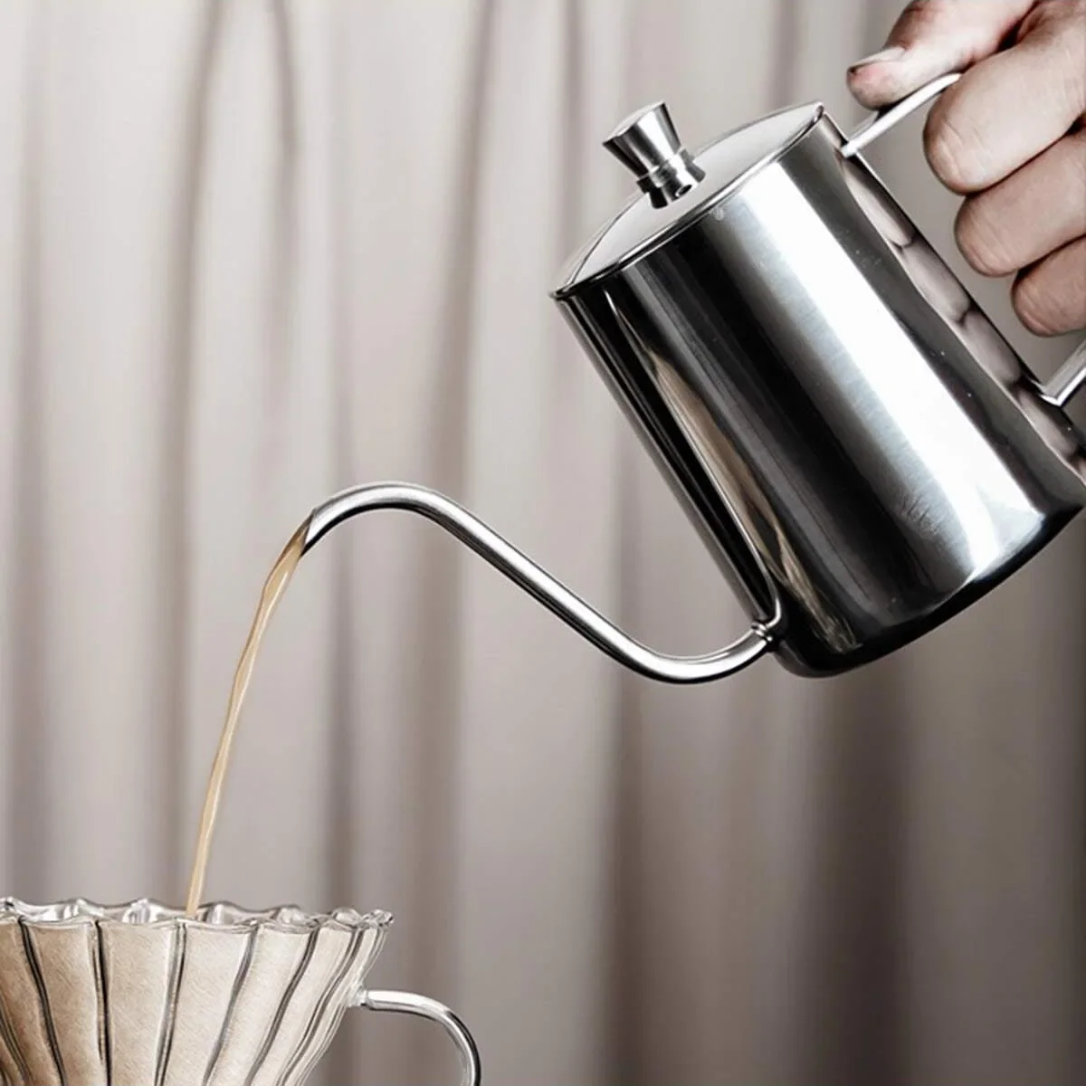 스테인레스 스틸 붓는 커피 메이커 교수형 귀 손 양조  - Coffee Equipment Pour Over 리뷰 및 가격