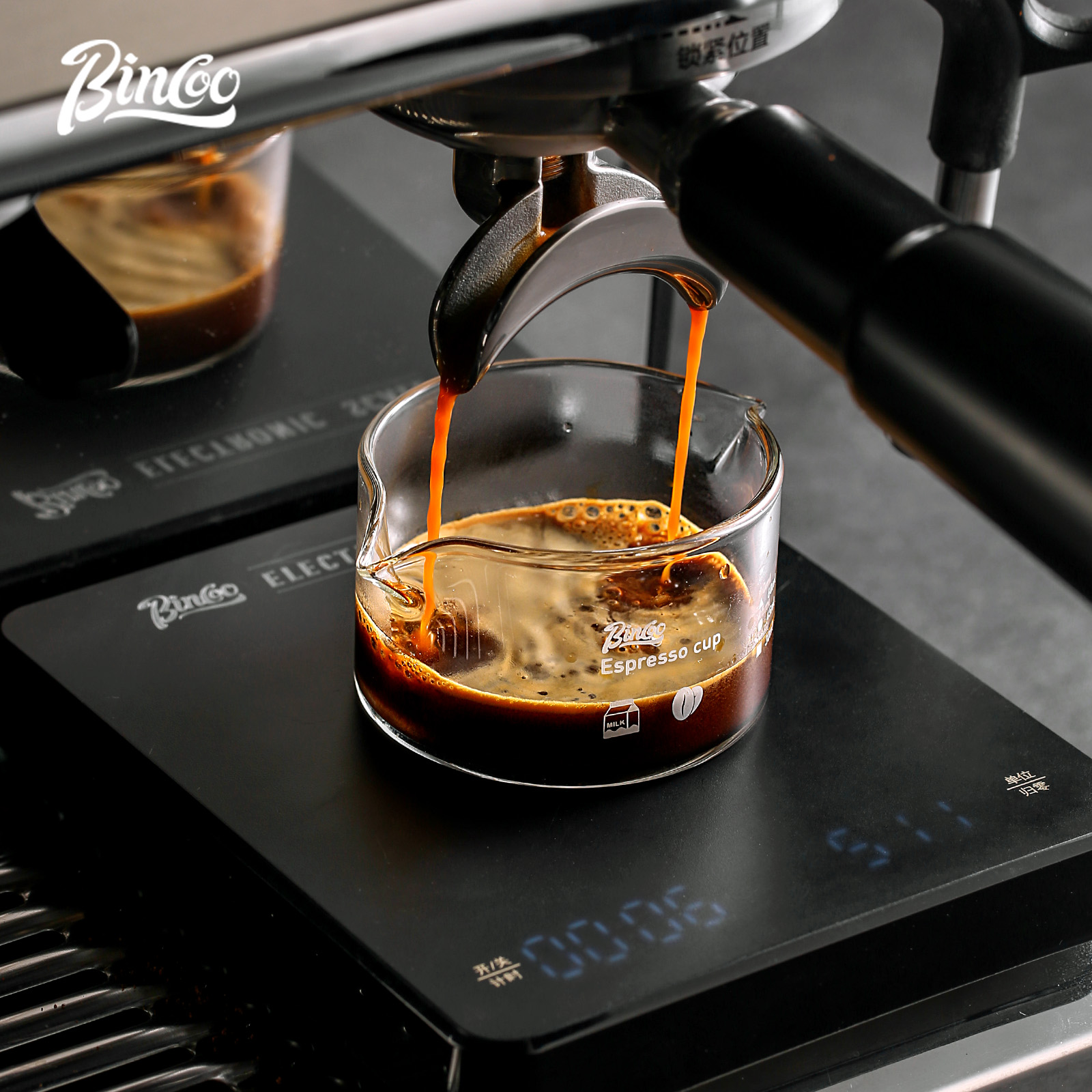 BINCOO 90ml 더블 스파우트 에스프레소 계량컵  - Espresso Shot Glass 리뷰 및 가격