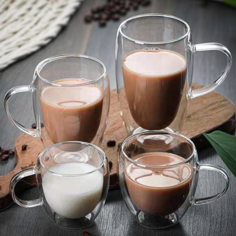 150/250/350/450ml 이중 벽 커피 머그잔  - Espresso Shot Glass 리뷰 및 가격