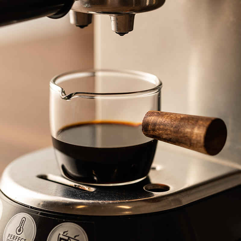 50-250ml 나무 손잡이 유리 에스프레소 측정 컵  - Espresso Shot Glass 리뷰 및 가격